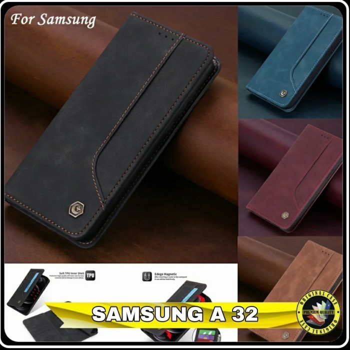 PROMO TERBATAS PROMO TERBATAS Casing Samsung Galaxy A 32 A32 FlipCase Dompet kulit