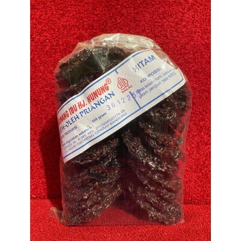 

RENGGINANG/RANGINANG HJ. NUNUNG RASA KETAN HITAM 500GR (MENTAH)