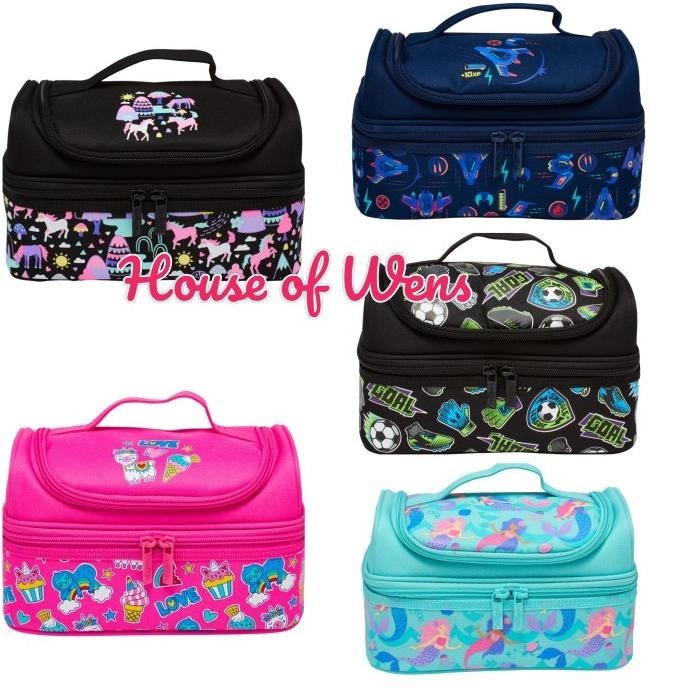 Smiggle Vibin Double Decker Lunchbox Original - Tas Bekal Smiggle Original