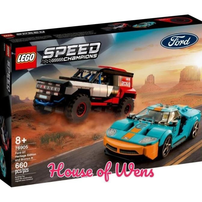 Lego 76905 Speed Champions Ford Gt Heritage Edition And Bronco R 8+660 Berkualitas