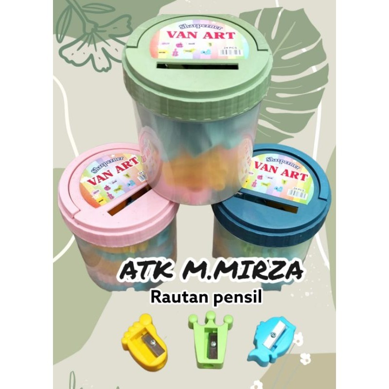 

Rautan Pensil Toples isi ±24 pcs