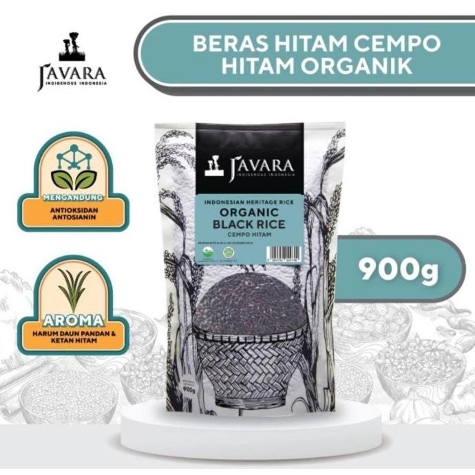 

Roux Javara - Beras Hitam Organik (Cempo Hitam) - Black Rice - Pouch 900 gr