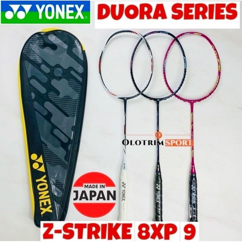 Raket Badminton YONEX DUORA Z-STRIKE 8XP 9 Made in JAPAN Z Strike 8 XP 100% ORIGINAL YONEX