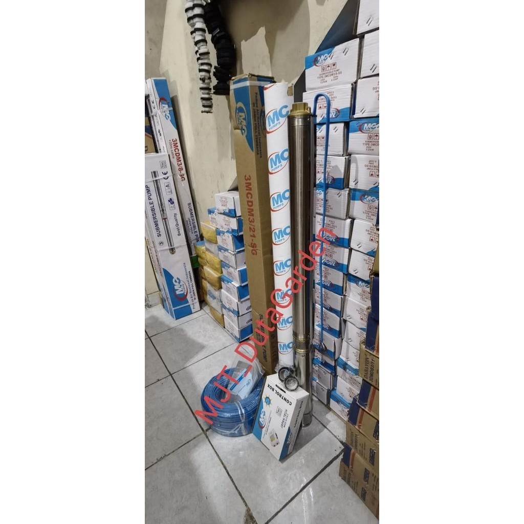 Pompa Satelit 3" Nasional Mc 1 Hp + Kabel Satelit 50M