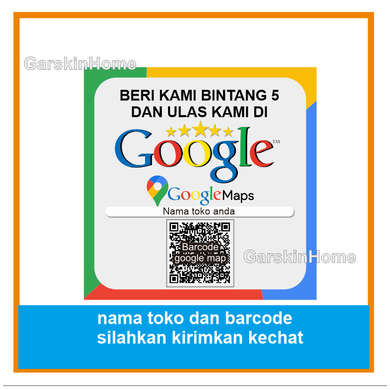 STIKER ulas kami di google
