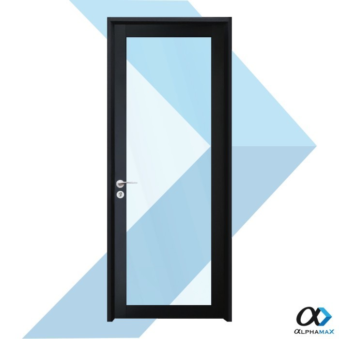 ALPHAMAX MAX 11-KC PINTU KANTOR PINTU KACA ALUMINIUM 90 X 210 CM