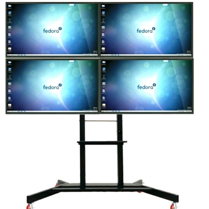 Bracket Breket Braket LCD LED TV Standing 4 Layar 19 s/d 43 Inch
