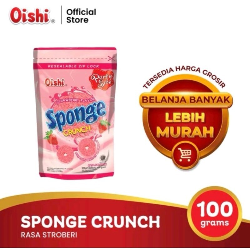 

sponge Crunchy Rasa strawberry 100 gr