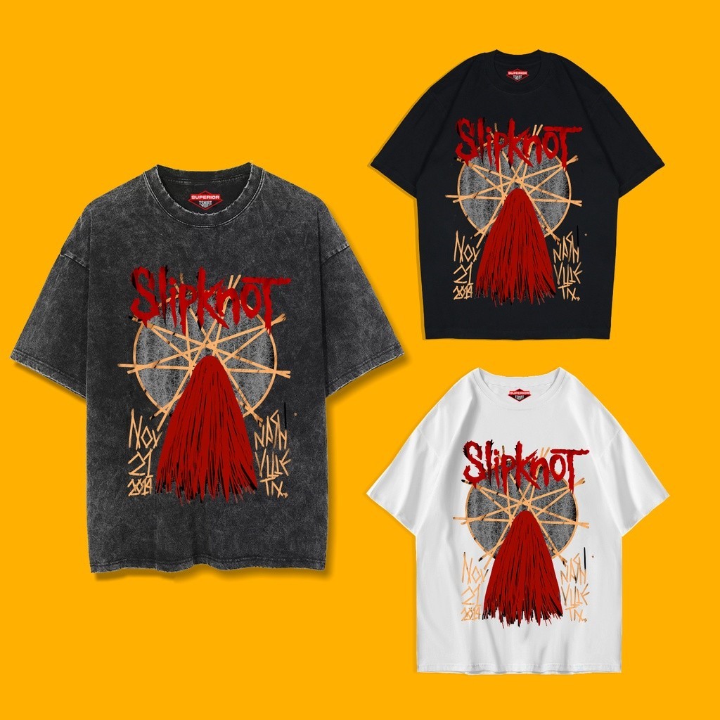 KAOS SLIPKNOT OVERSIZE WASH / KAOS WASH SLIMFIT / KAOS OVERSIZE / KAOS SLIMFIT /KAOS LUCU /ACID WASH