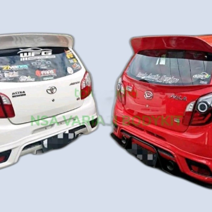 BODYKIT BELAKANG AYLA/AGYA CUSTOM MODEL YARIS