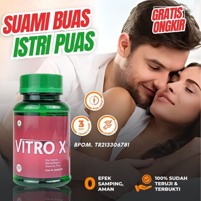 VITRO X MENAMBAH STAMINA OBAT KUAT TANPA EFEK SAMPING Obat Kuat Pria Tahan Lama Sex 100% Original Ka