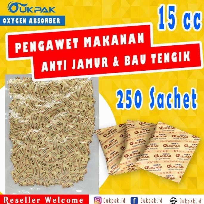 

Oxygen Absorber - OUKPAK 15cc Pengawet Makanan Oksigen Food Grade