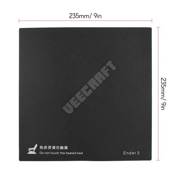 

Heatbed Sticker 235x235mm Tebal Removable Plate Sticker for Ender-3