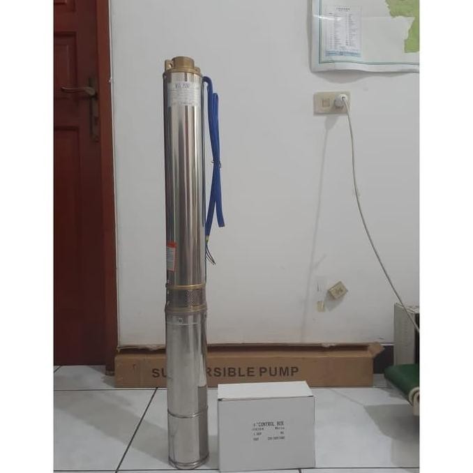 Mesin Pompa Air Satelit Casing 4 Inch Outlet 1.5 Inch Submersible Pump