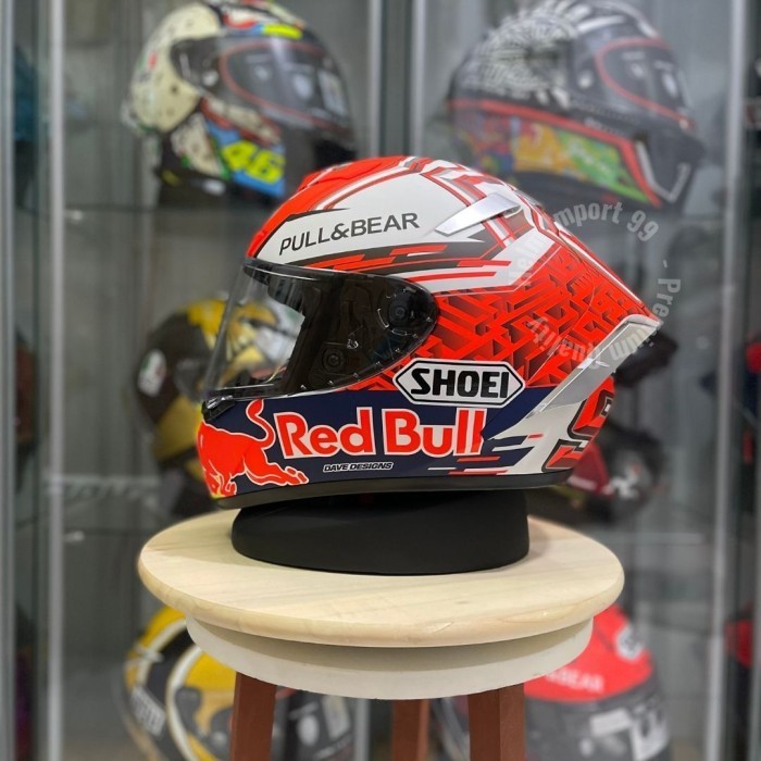 HELM SHOEI X14 MARQUEZ PULL & BEAR REDBULL 1:1 FULL FACE IMPORT