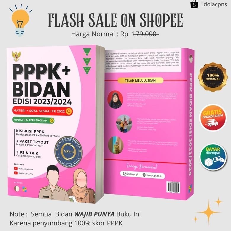 

uj-32 READY SIAP KIRIM BUKU PPPK BIDAN EDISI 2023/2024 Original