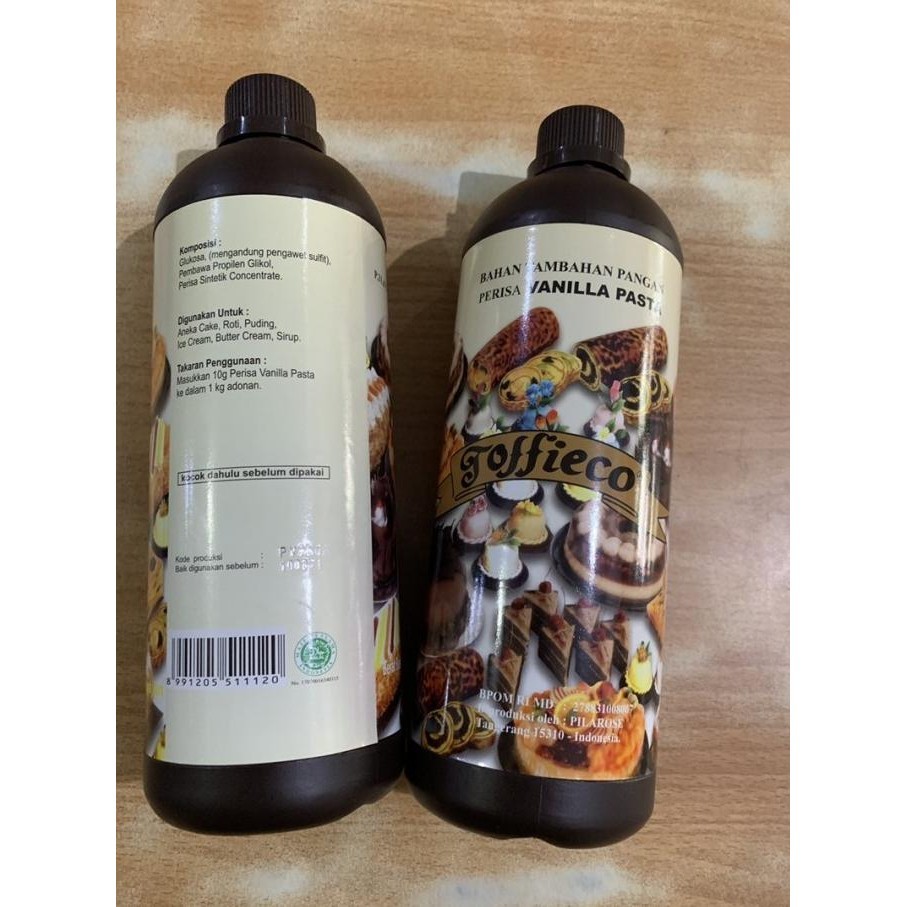 

Toffieco Pasta Vanilla 1 Kg Perisa Vanila Paste