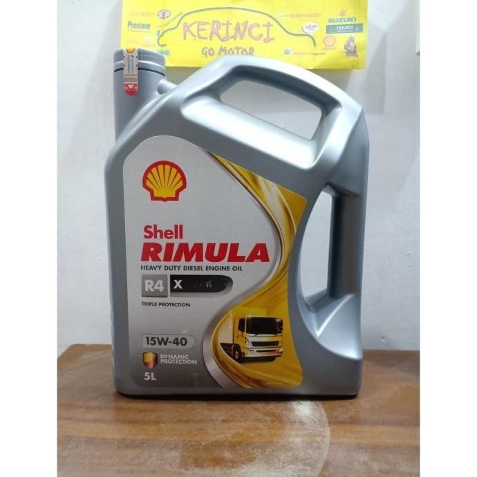 Oli Shell Rimula R4 X 15W-40 5L - Oli Rimula R4 X - Oli Diesel