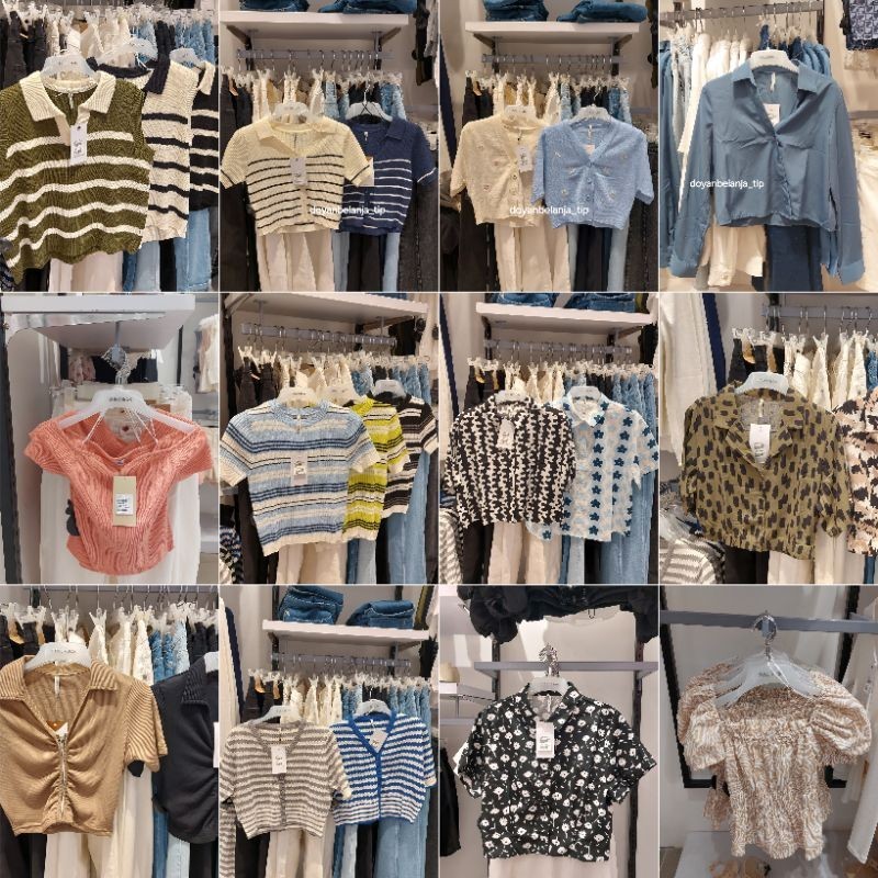 JASTIP CROP TOP dan KEMEJA COLORBOX