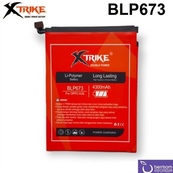 XTRIKE Baterai Double Power Oppo BLP673 A31 2020 Batre Ori