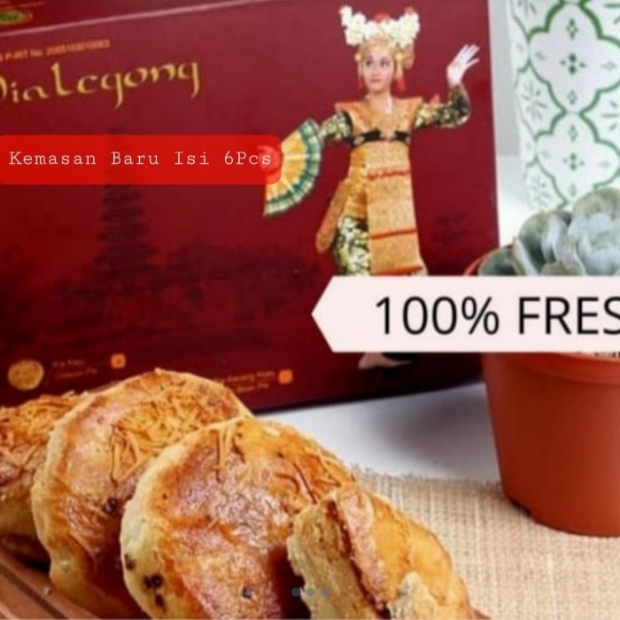 PIA LEGONG ORIGINAL KHAS BALI RASA FULL KEJU 1 KOTAK ISI 8PCS