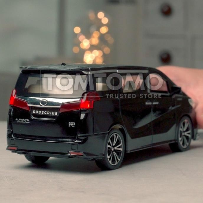 Tomtomo Toyota Alphard B Mobil Mobilan Mainan Miniatur Diecast Besi