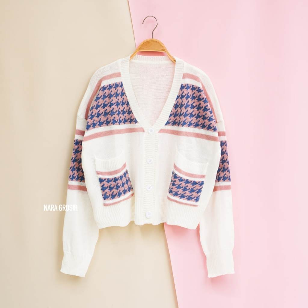 Promo Mega Sale 5.5 // Nara.Grosir - Clemira Outer l Cardigan Crop Oversize