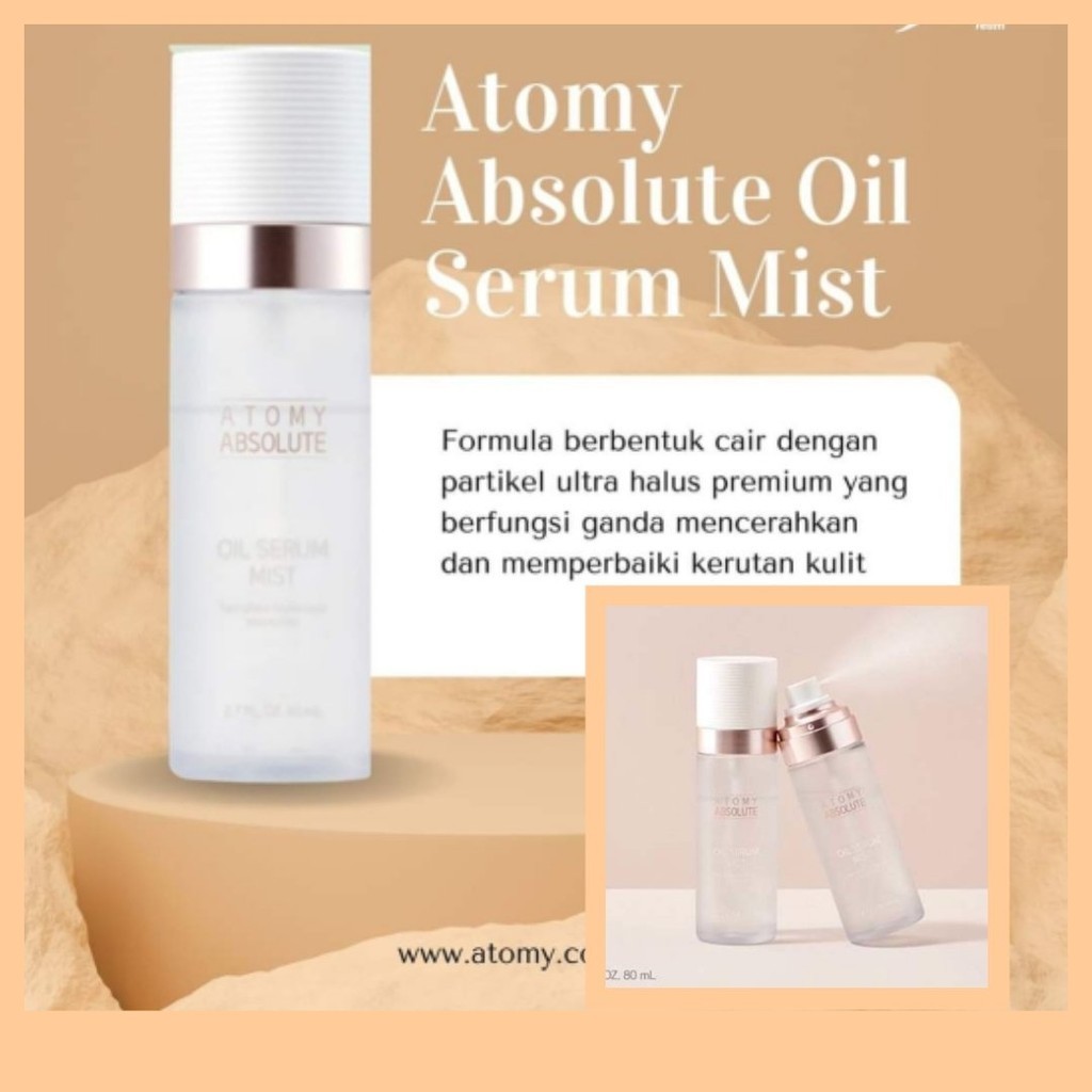 Atomy Absolute Oil Serum Mist Mencerahkan & Perbaiki Kerutan Kulit