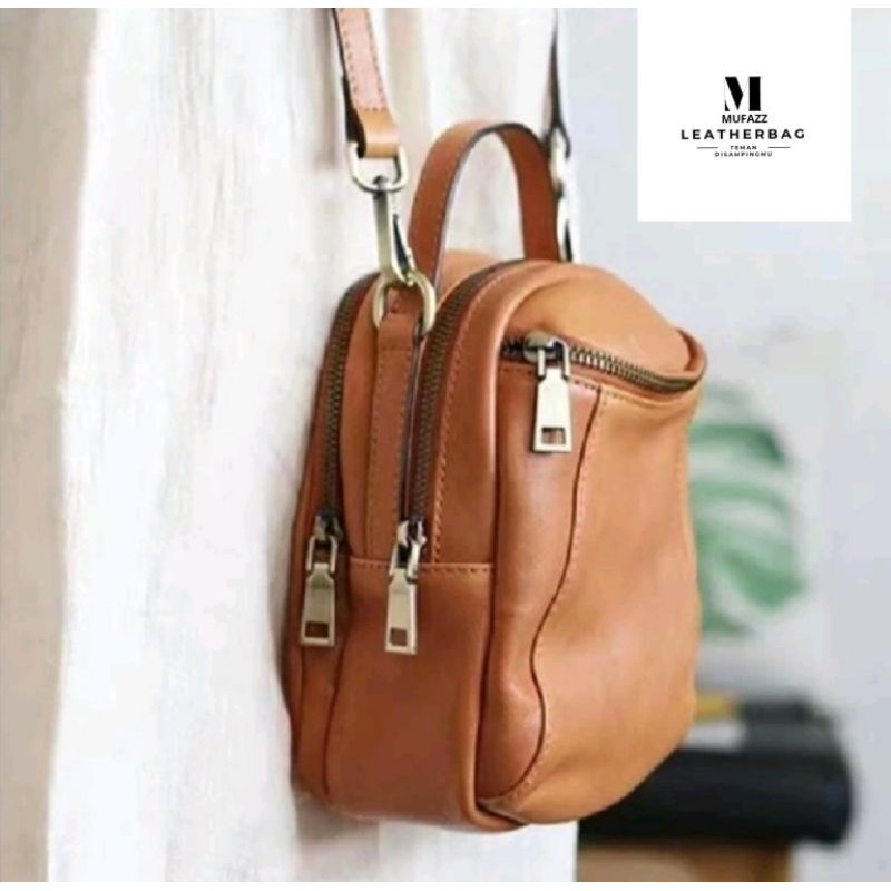 tas Hp wanita kulit asli tas selempang Wanita