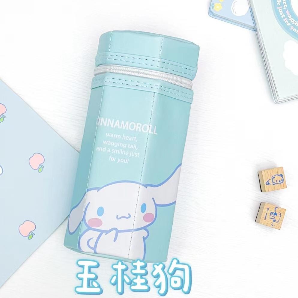 

{NEW} TEMPAT PENSIL HEXAGON MOTIF SANRIO / PENCIL CASE TABUNG CINNAMOROL MELODY KUROMI TERLARIS