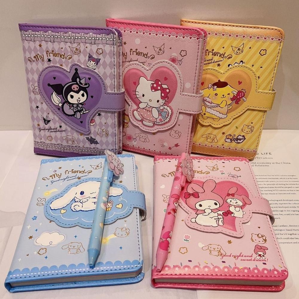 

{NEW} Notebook kuromi Aesthetic 2in1 Notebook Mini Buku Tulis Diary Notebook Sanrio Cute Buku Jurnal Kuromi cinnamorol Pompompurin Hello Kitty Melody TERLARIS