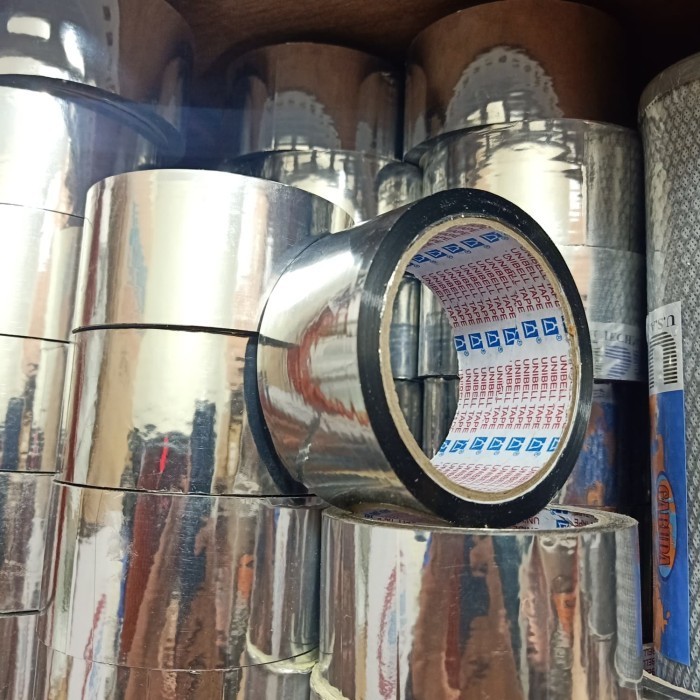 

Lakban / Tape Aluminium Foil Merk: Unibell Ukuran: 2 Inch