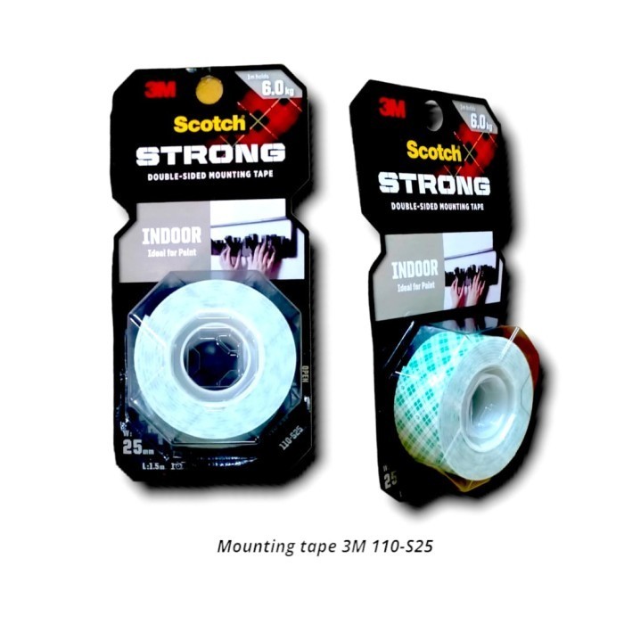 

Double Side Mounting Foam Tape 25Mm 3M Scotch Strong Indoor