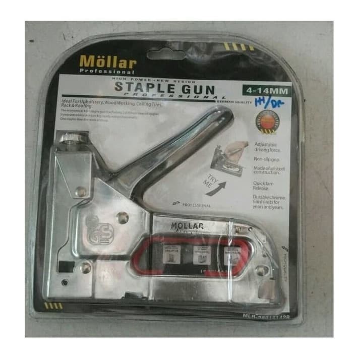 

Staple Gun Mollar 3 Way Tacker - Staples Jok Tembak Hekter