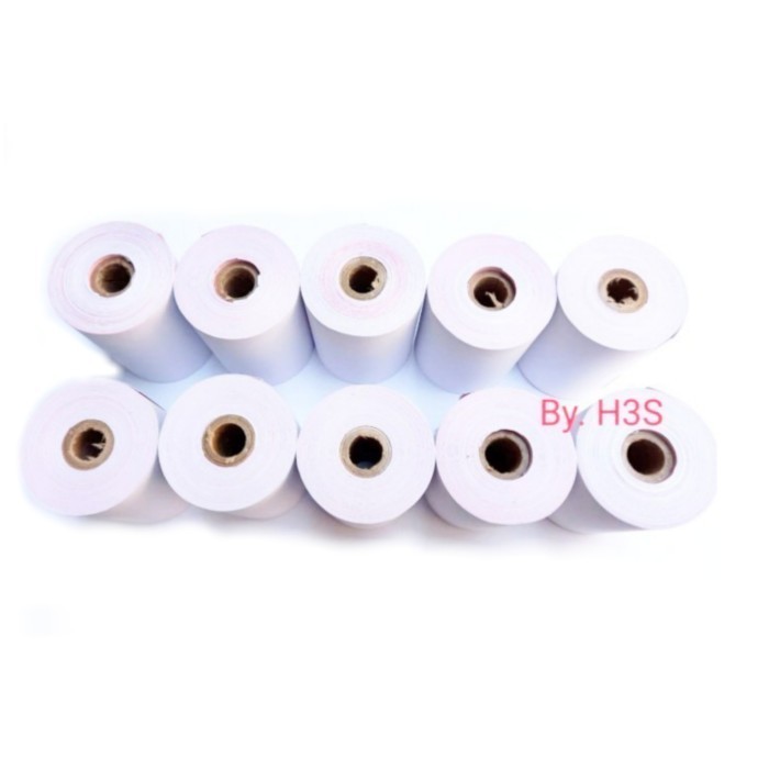 

Kertas Struk Kasir NCR 2 Ply Uk. 75 x 60 mm Minimal 1 Pack (10 Roll)