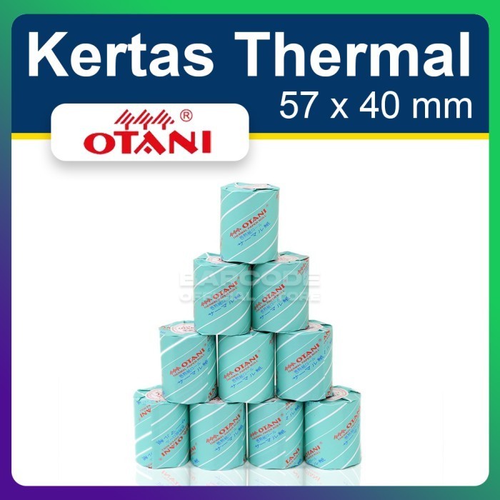 

(1 PACK) KERTAS THERMAL EDC 57 X 38 - 57X38 PRINTER BLUETOOTH OTANI