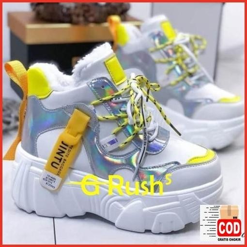 Hot Promo [G-Rush] - Sepatu Wanita Sneakers Perempuan Boot Fashion Jin-Tu Rd02 Promo Hemat