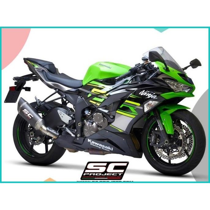 KNALPOT SC PROJECT SC1R CARBON KAWASAKI ZX6 ZX636 - SLIP ON 13m4yZ4 pe
