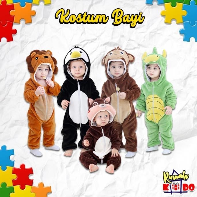 Baju Kostum Bayi Karakter Hewan