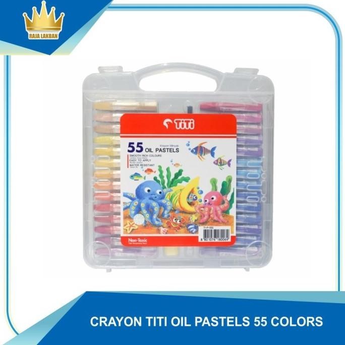 

Crayon Titi 55 warna 100% asli Real Pict - 1 Set