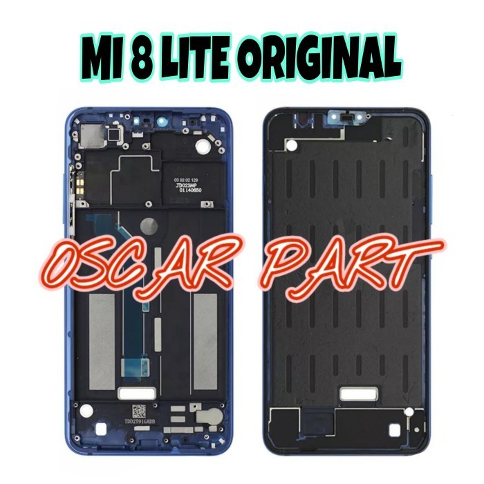 SALEE FRAME TULANG LCD BAZEL TATAKAN LCD XIAOMI MI 8 LITE MI8 LITE ORI