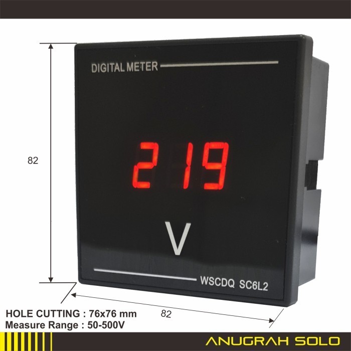 Buruan serbu] Digital AC Voltmeter Ampere Meter Volt Ampere Meter 6L2 500V 100A