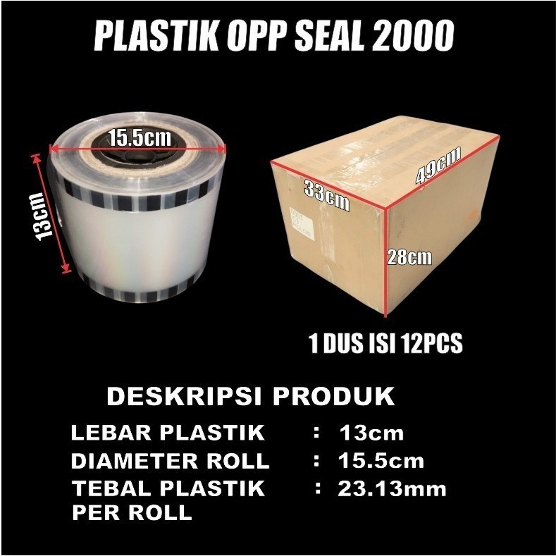 GQ7 PLASTIK SEAL PRESS CUP 1000 LID TUTUP SEALER POLOS KARTUN PER 1 ROLL SBY LE2