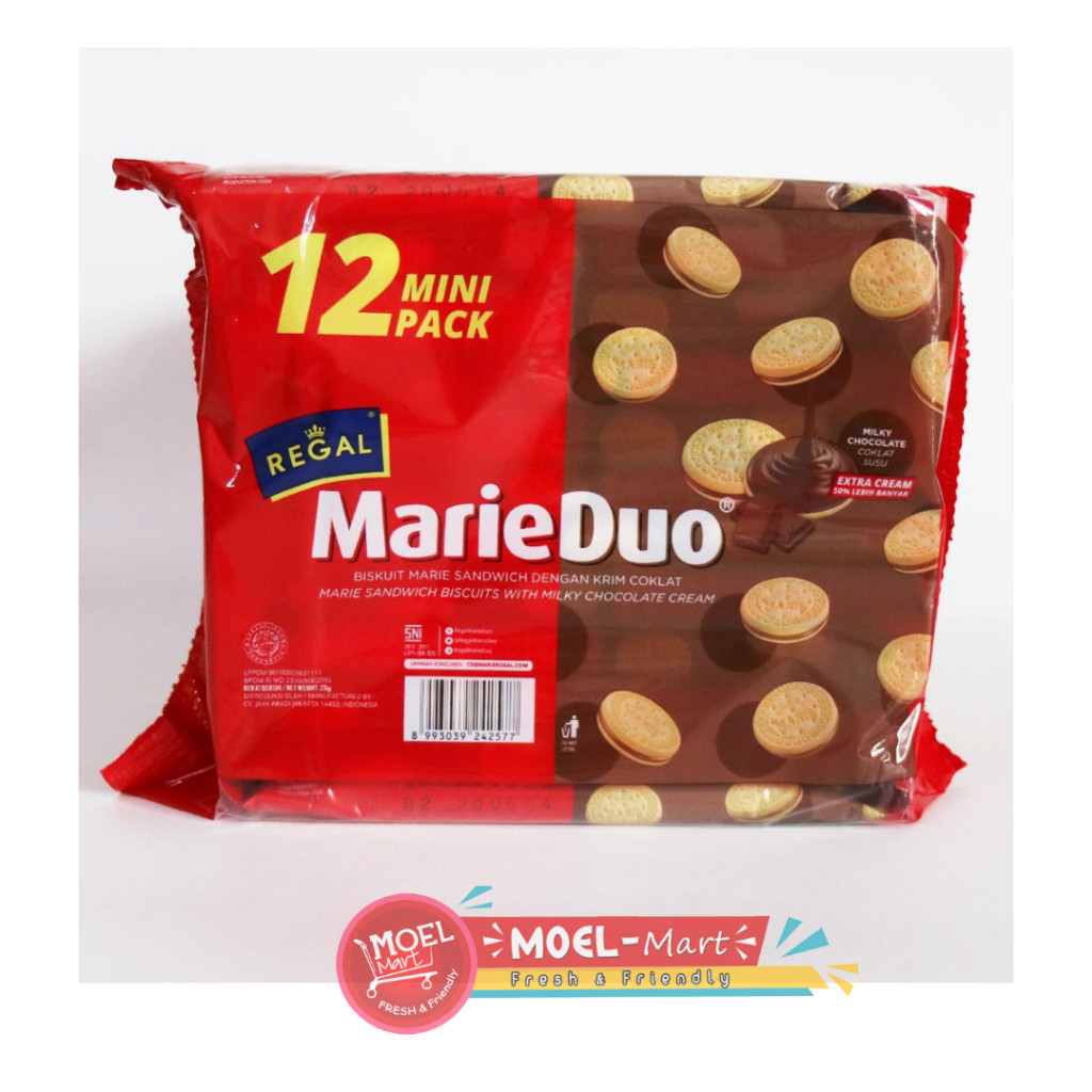 

REGAL Marie Duo Coklat 12 Sachet x 20gr