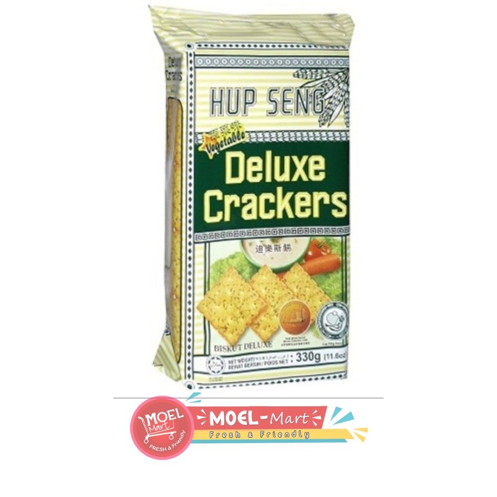 HUP SENG Deluxe Crackers Sayur 330gr
