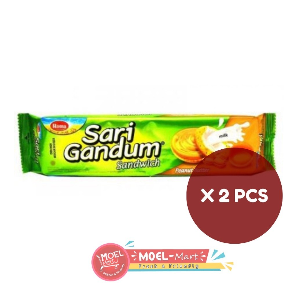 

ROMA Sari Gandum Peanut Butter 2pcs x 155gr