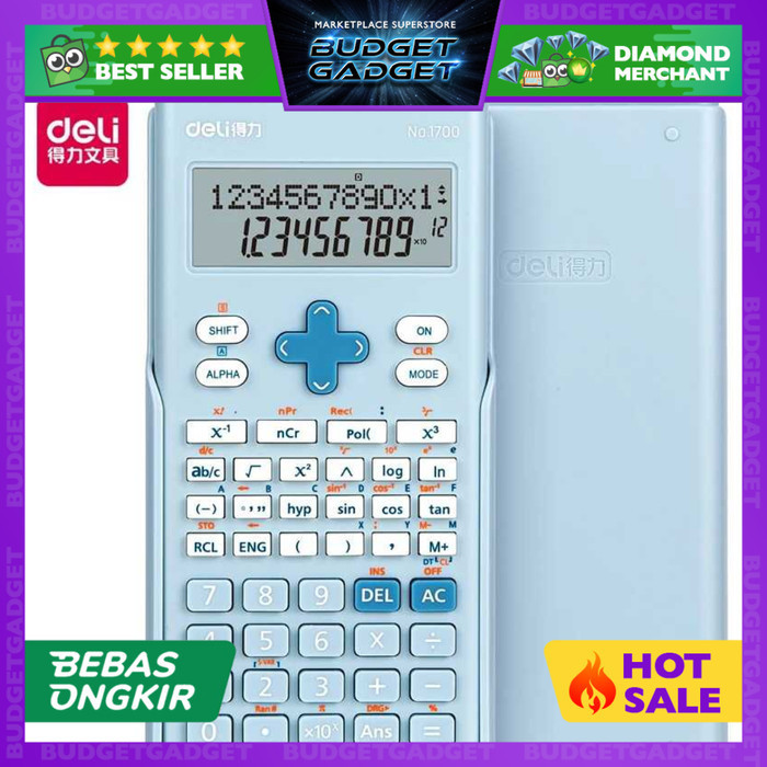 

Produk Terbaik] Deli Kalkulator Saintifik Scientific Calculator LCD Display - Deli-170