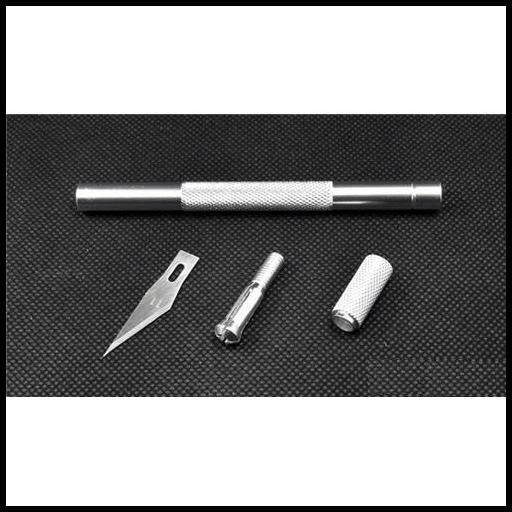 

GRATIS ONGKIR PISAU UKIR SENI CRAFTING ART METAL HANDLE WITH 4PCS BLADE - WL-9309