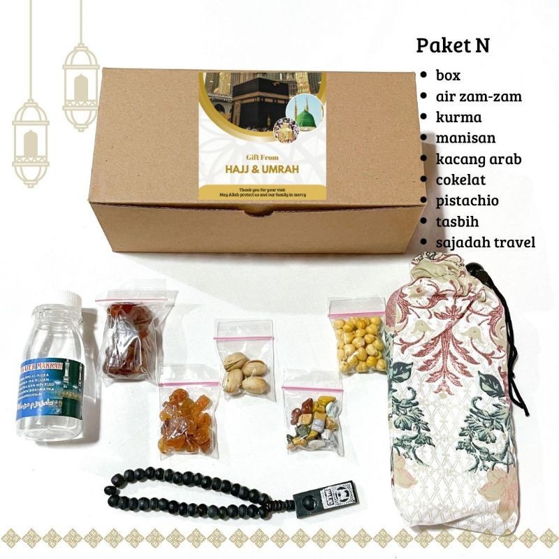 

Paket Oleh Oleh Haji Umroh Lengkap Paket M, N