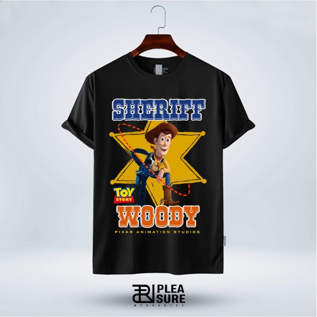 Baju Film Toy Story Woody | Kaos Toys Story Woody Sheriff | Pleasure World